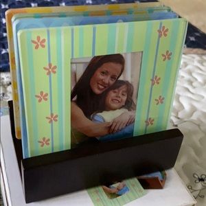 3 boxes of set of 4 photo frame coasters.